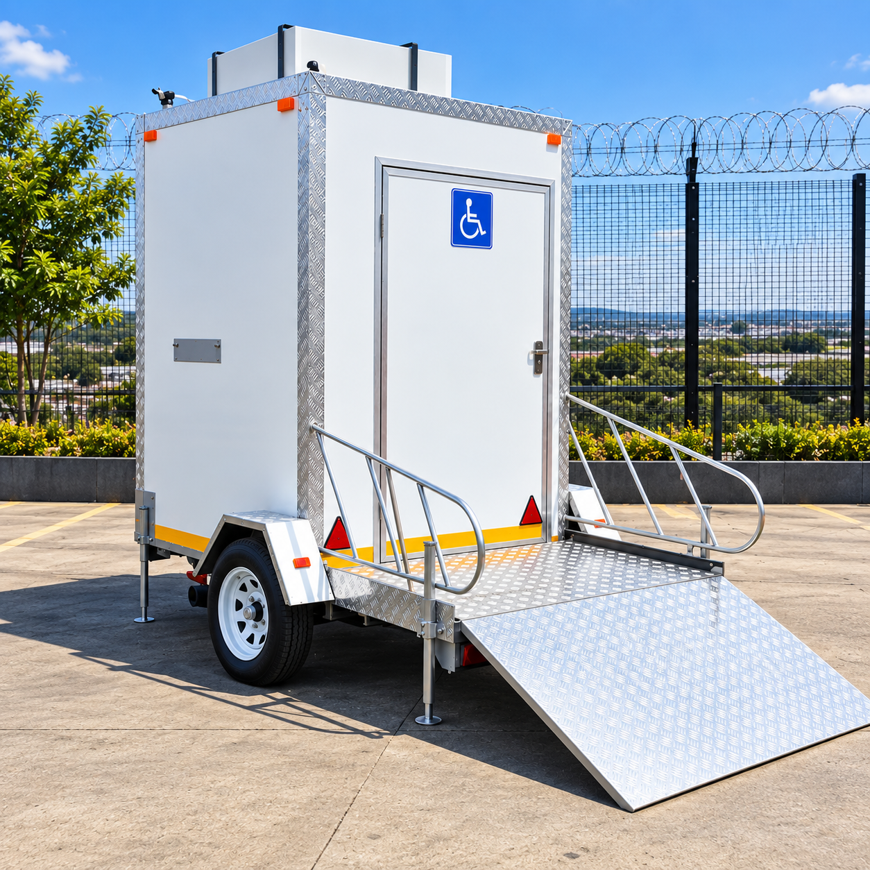 Accessible mobile toilets for sale